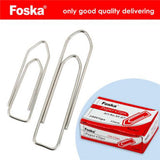 Foska Paper Clips 33Mm Boat Shape As-07-Pins And Clips-Foska-Star Light Kuwait