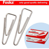 Foska Paper Clips Az 11 10Pkt B0X-Pins And Clips-Foska-Star Light Kuwait