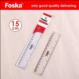 Foska Plastic Ruler 15Cm As0315 1-Accessories And Organizers-Foska-Star Light Kuwait