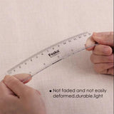 Foska Plastic Ruler 20Cm As0320 2-Accessories And Organizers-Foska-Star Light Kuwait