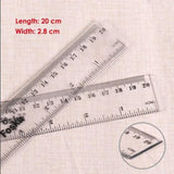 Foska Plastic Ruler 20Cm As0320 2-Accessories And Organizers-Foska-Star Light Kuwait