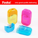 Foska Plastic Sharpener At 4081-School Supplies-Foska-Box-Star Light Kuwait