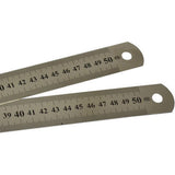 Foska Stainless Steel Ruler 50Cm (Sg050)-Accessories And Organizers-Foska-Star Light Kuwait
