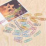Foska Vinyl Coated Paper Clip 33mm As-14 Striped Color