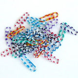 Foska Vinyl Coated Paper Clip 33mm As-14 Striped Color