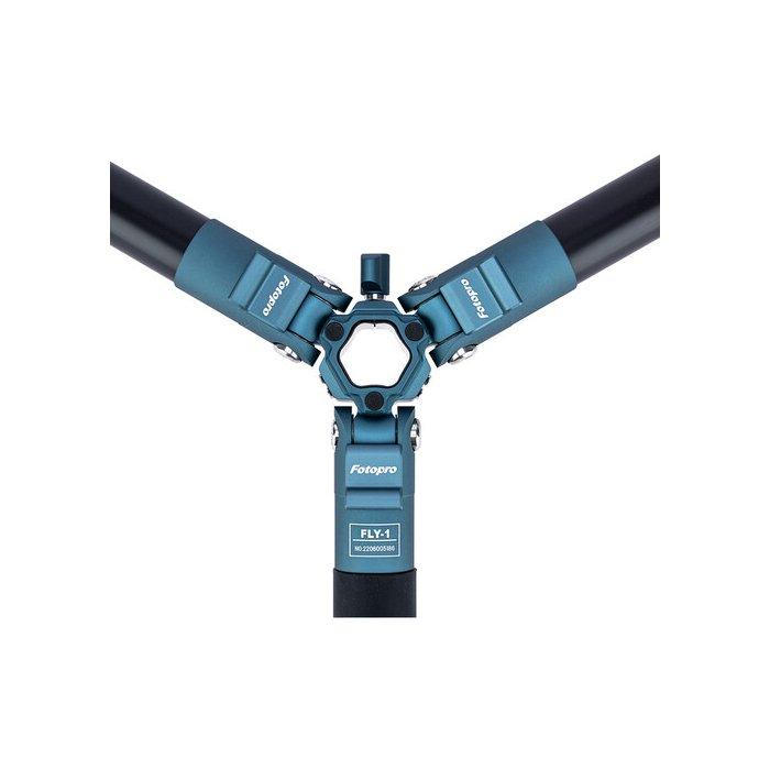 Fotopro Aluminum Professional Tripod, FLY-1 BLUE - Blue - Star Light Kuwait