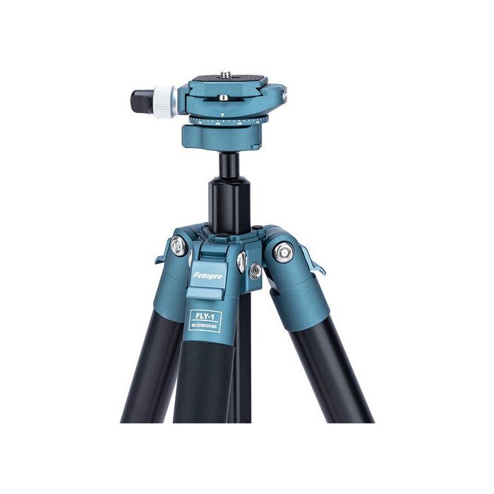Fotopro Aluminum Professional Tripod, FLY-1 BLUE - Blue - Star Light Kuwait