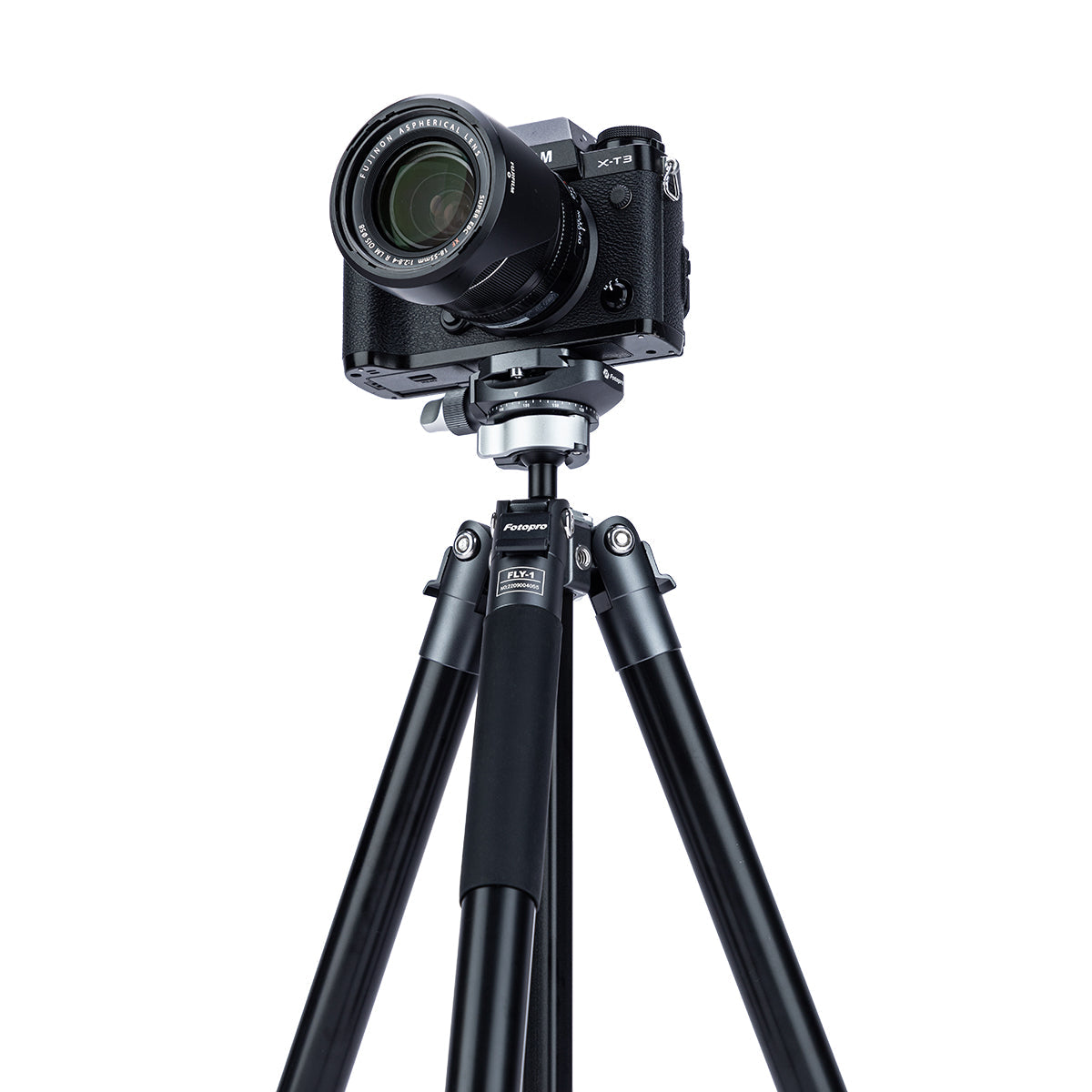 Fotopro Aluminum Professional Tripod, FLY-1 GRAY - Gray - Star Light Kuwait