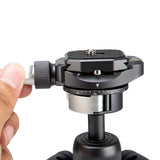 Fotopro Compact Aluminum Travel Tripod, FREE-1 GRAY - Gray - Star Light Kuwait