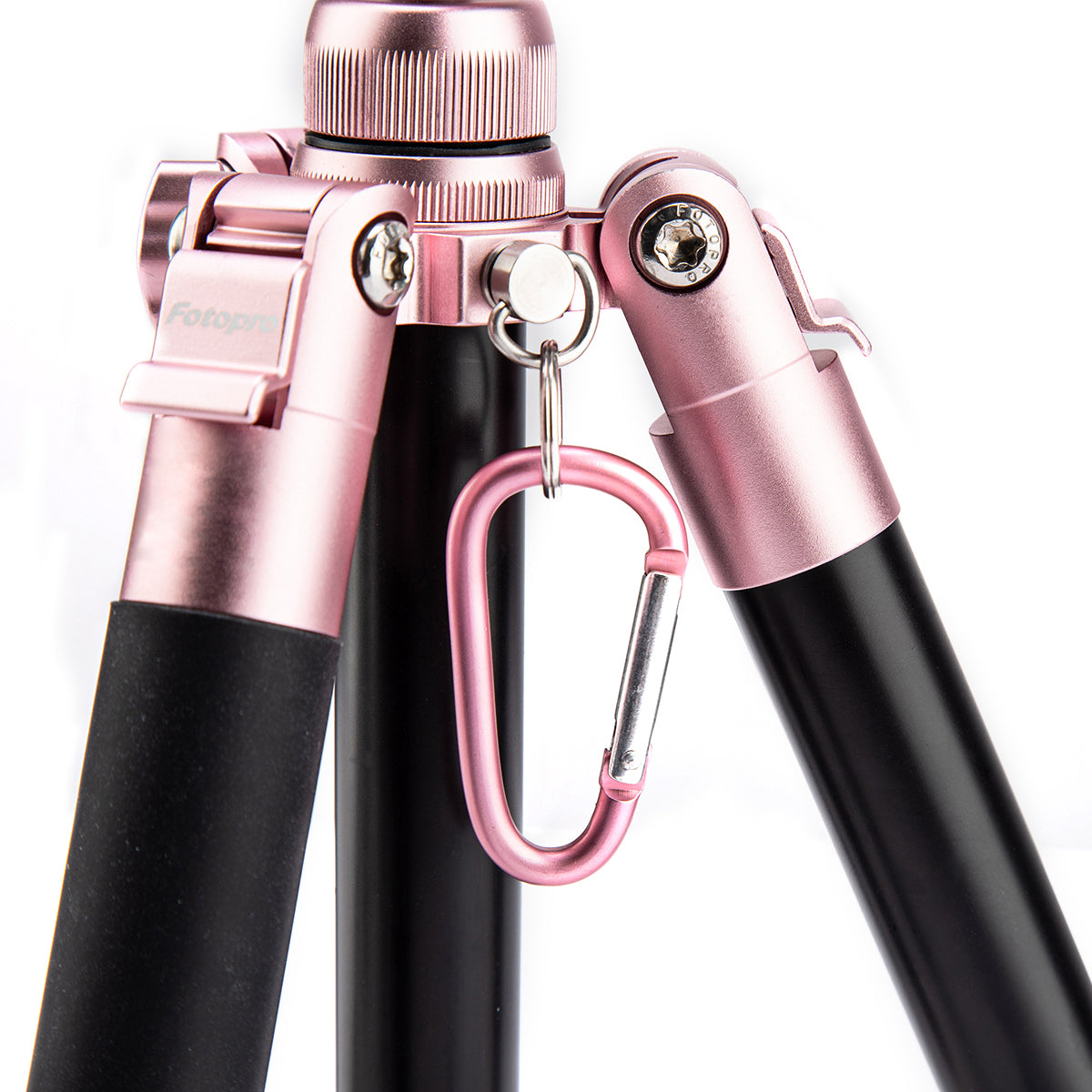 Fotopro Compact Aluminum Travel Tripod, FREE-1 ROSE GOLD - Rose Gold - Star Light Kuwait