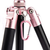 Fotopro Compact Aluminum Travel Tripod, FREE-1 ROSE GOLD - Rose Gold - Star Light Kuwait