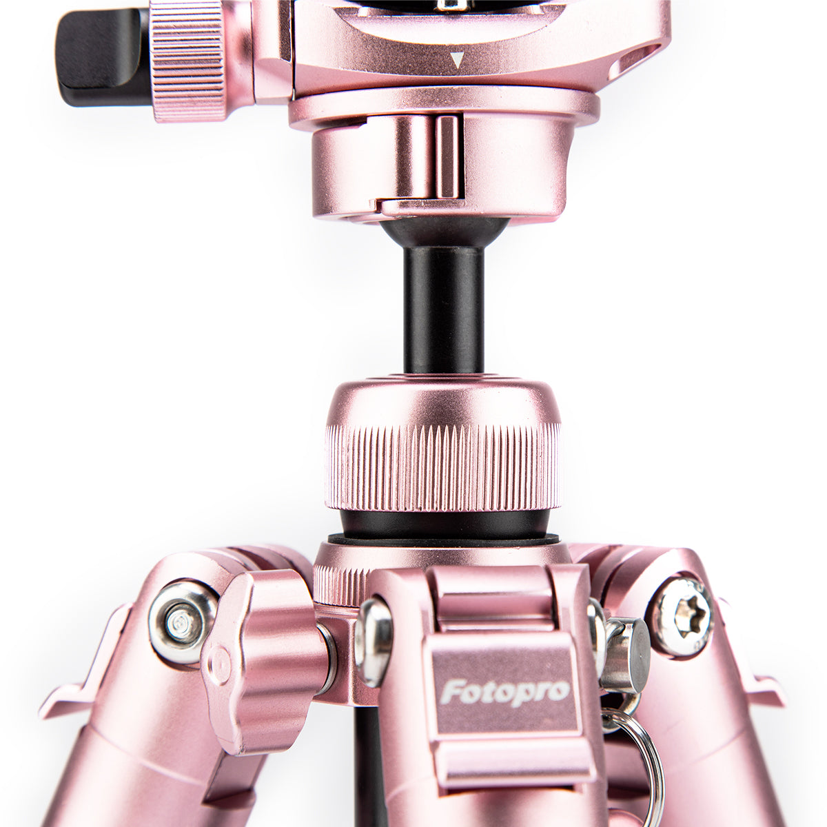 Fotopro Compact Aluminum Travel Tripod, FREE-1 ROSE GOLD - Rose Gold - Star Light Kuwait