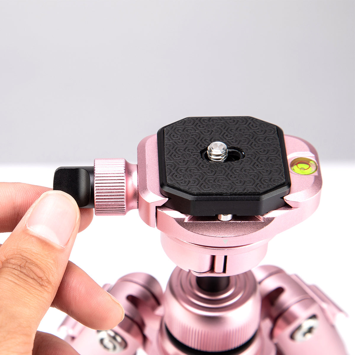 Fotopro Compact Aluminum Travel Tripod, FREE-1 ROSE GOLD - Rose Gold - Star Light Kuwait