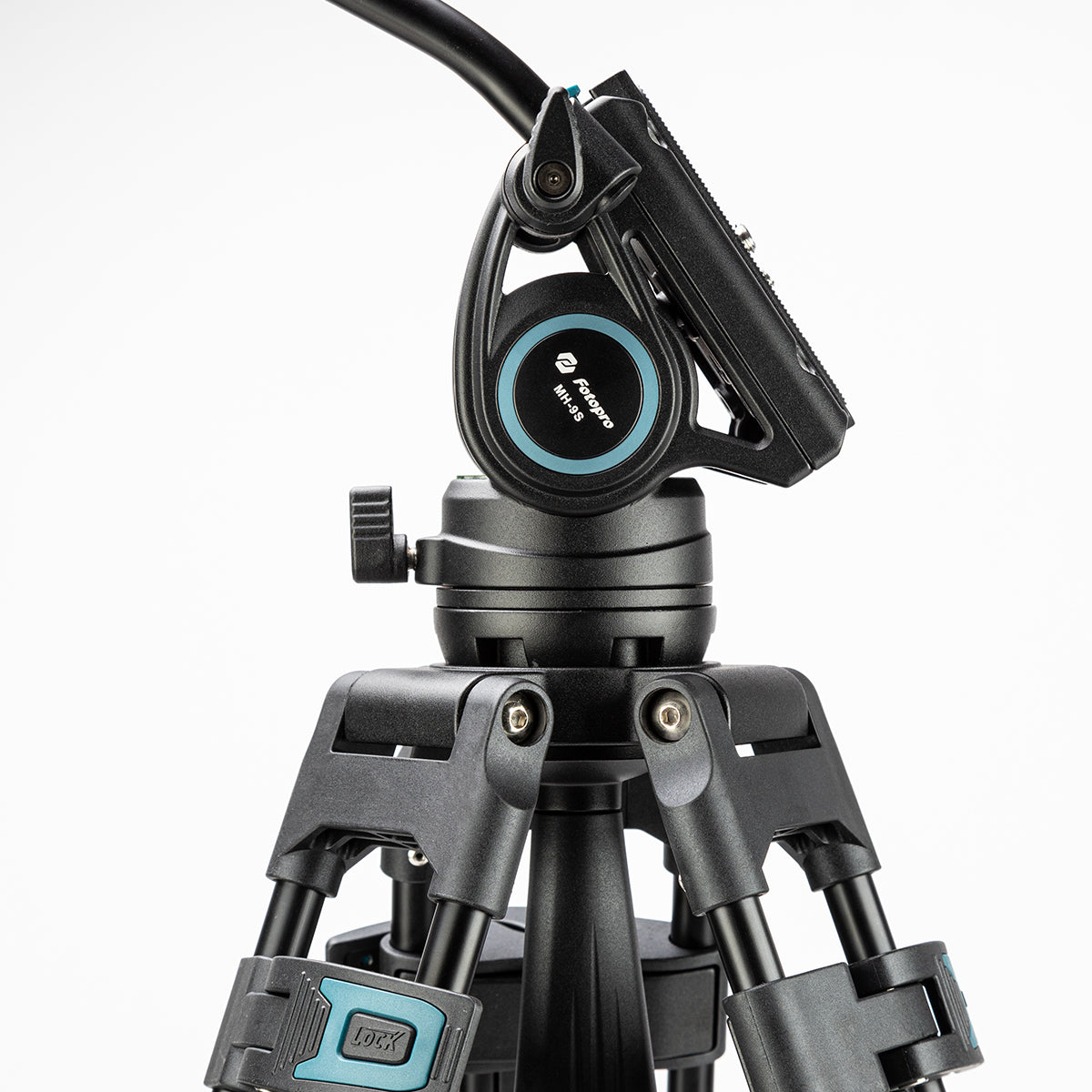 Fotopro Heavy Duty Fluid Head Aluminum Alloy Video Tripod, DV-3A - Black - Star Light Kuwait