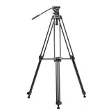 Fotopro Heavy Duty Fluid Head Aluminum Alloy Video Tripod, DV-3A - Black - Star Light Kuwait