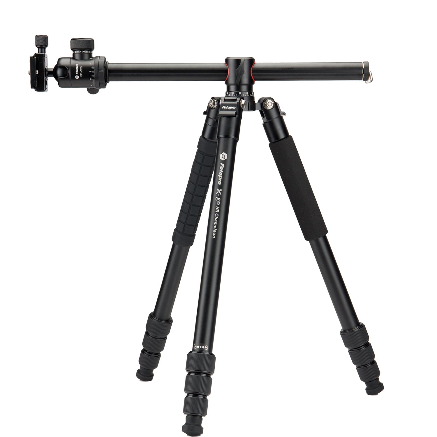 Fotopro Horizontal Professional Tripod x-go HR Chamelen Black - Star Light Kuwait