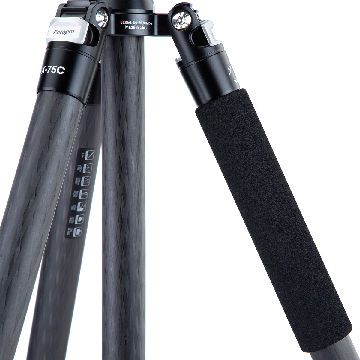 Fotopro Professional Tripod X-75C+72Q Gray - Star Light Kuwait