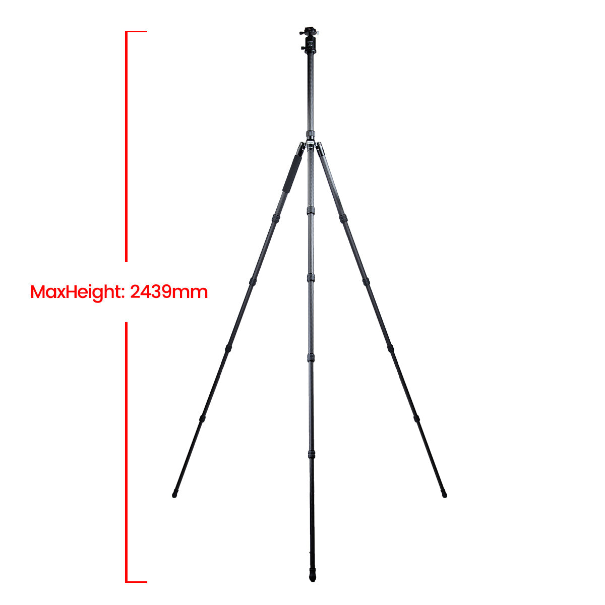Fotopro Professional Tripod X-75C+72Q Gray - Star Light Kuwait