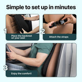 Frido Ultimate Car Backrest Cushion - Black
