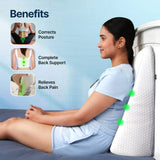 Frido Wedge Plus Cushion - White & Grey