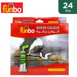 Funbo Watercolor Set Of 24 - 12Ml-Drawing And Coloring-FUNBO-Star Light Kuwait