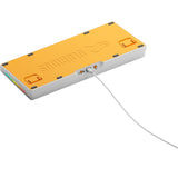 Glorious GMMK 3 HE 75% Customizable Mechanical Gaming Keyboard, Linear Magnetic Switches, White, Arabic/English