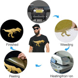 Gold Glitter Vinyl Sticker Roll (GLT11) – 50cm x 1m