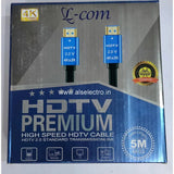 HDMI to HDMI Cable 5mtr 4k