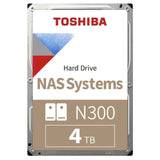 Toshiba 4TB N300 NAS Hard Drive 3.5″ SATA Internal HDD, 7200rpm
