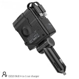 HOCO 4in1 Retractable Car Charger DZ23