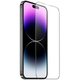 HOCO 9D large arc dustproof glass for (A34) iP15 Pro - Star Light Kuwait