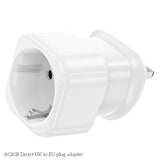 HOCO AC20B Direct UK to EU Plug Adapter