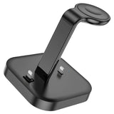 HOCO CW43 3-in -1 Desktop Dock Station 5V 2.1A Charger For iPhone 14 13 Pro Max Wireless Charger Stand For iWatch 8 7 SE 2 Ultra