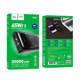 HOCO DB81 Power Bank - 30000mAh / 65W PD / USB-C / USB-A / Black