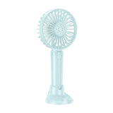 HOCO DF07 Mini Handheld Fan 1200 mAh Battery with Phone Holder - Blue