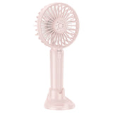 HOCO DF07 Mini Handheld Fan 1200 mAh Battery with Phone Holder - Pink