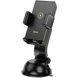 HOCO HW22 Precious wireless fast charging car holder(center console) - Black - Star Light Kuwait