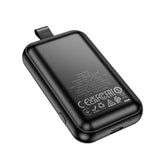 HOCO J137 2500mAh Mini Pocket Power bank for Apple Smart Watch Charger – Black