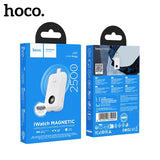 HOCO J137 2500mAh Mini Pocket Power bank for Apple Smart Watch Charger – White