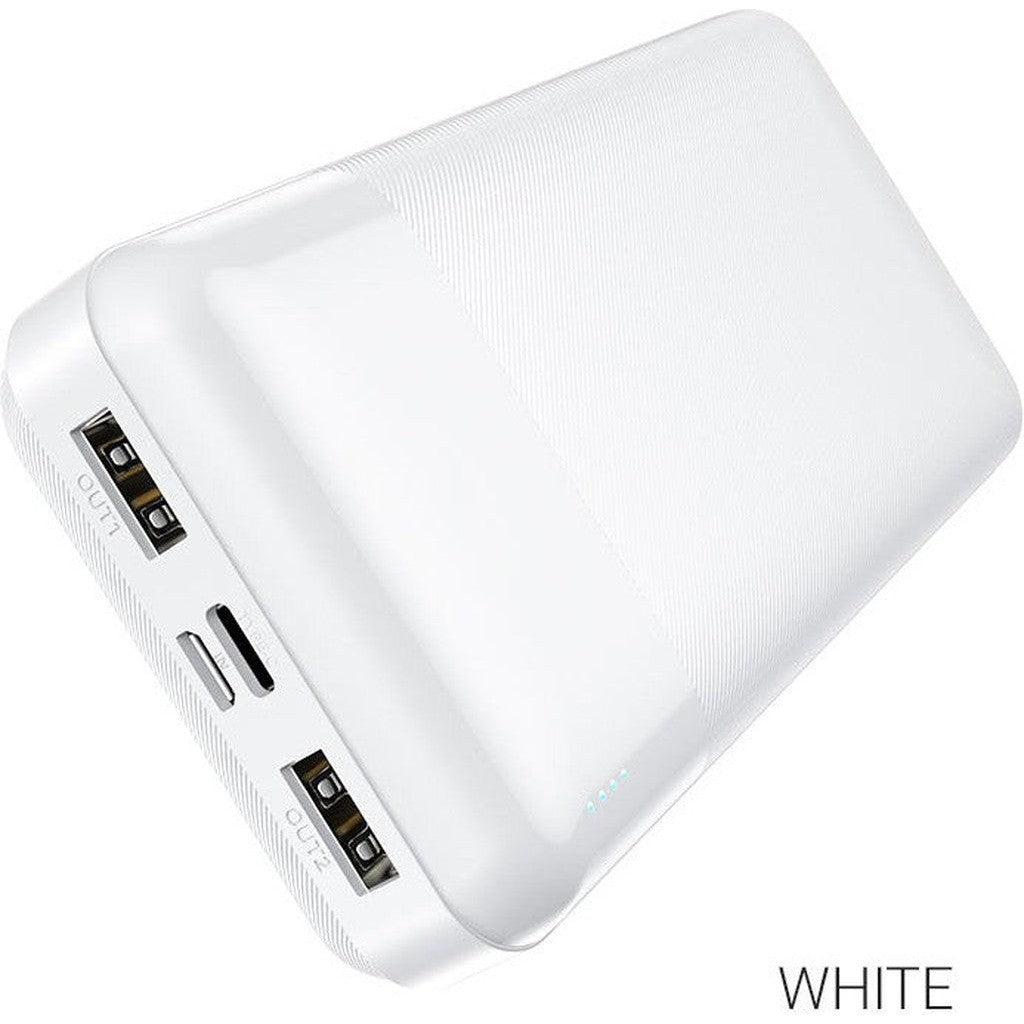 HOCO J72A Easy travel power bank(20000mAh) - White - Star Light Kuwait