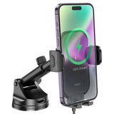 HOCO Journey Wireless Car Charger – 15W Dashboard Mount