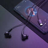 سماعات أذن سلكية HOCO M1 Pro - منفذ USB-C / 12 مم / أسود