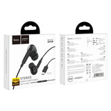 سماعات أذن سلكية HOCO M1 Pro - منفذ USB-C / 12 مم / أسود