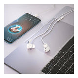 سماعات أذن سلكية HOCO M1 Pro - منفذ USB-C / 12 مم / أبيض