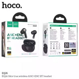 HOCO NICE True Wireless Bluetooth Headset – ANC + ENC Noise Cancelling