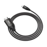 كابل HOCO UA16 من USB-C إلى HDMI - USB-C / HDMI / 2 متر / أسود