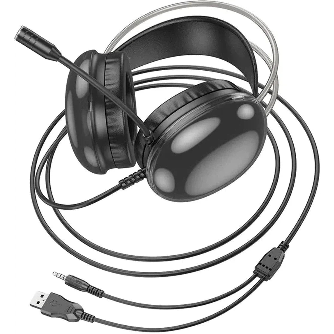 HOCO W109 Rich gaming headphones - Star Light Kuwait