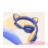 Hoco W36 Cat Ear Wireless Headphones - Blue