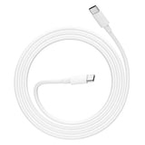 كابل هوكو X51 عالي الطاقة للشحن ونقل البيانات - USB-C إلى USB-C / 100 واط / 2 متر / أبيض