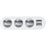 HOCO Z13 LCD one-pull-three car charger - Star Light Kuwait